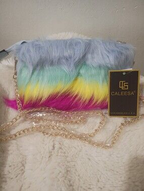 Caleesa Fur Crossbody Bag